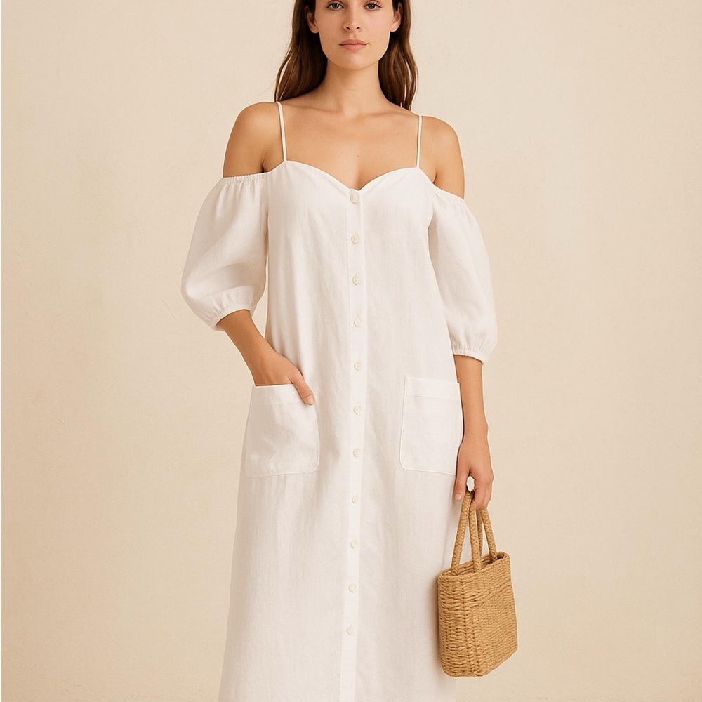 NWT! Reformation Coastal Midi Dress